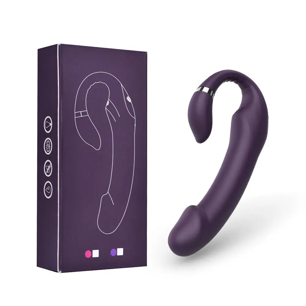 Quusvik-Magnetic Charging Dual Motor C-Type Button Vibrator Simulation Vibrator Female Masturbation Device - Quusvik