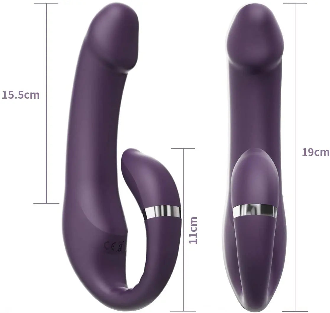 Quusvik-Magnetic Charging Dual Motor C-Type Button Vibrator Simulation Vibrator Female Masturbation Device - Quusvik