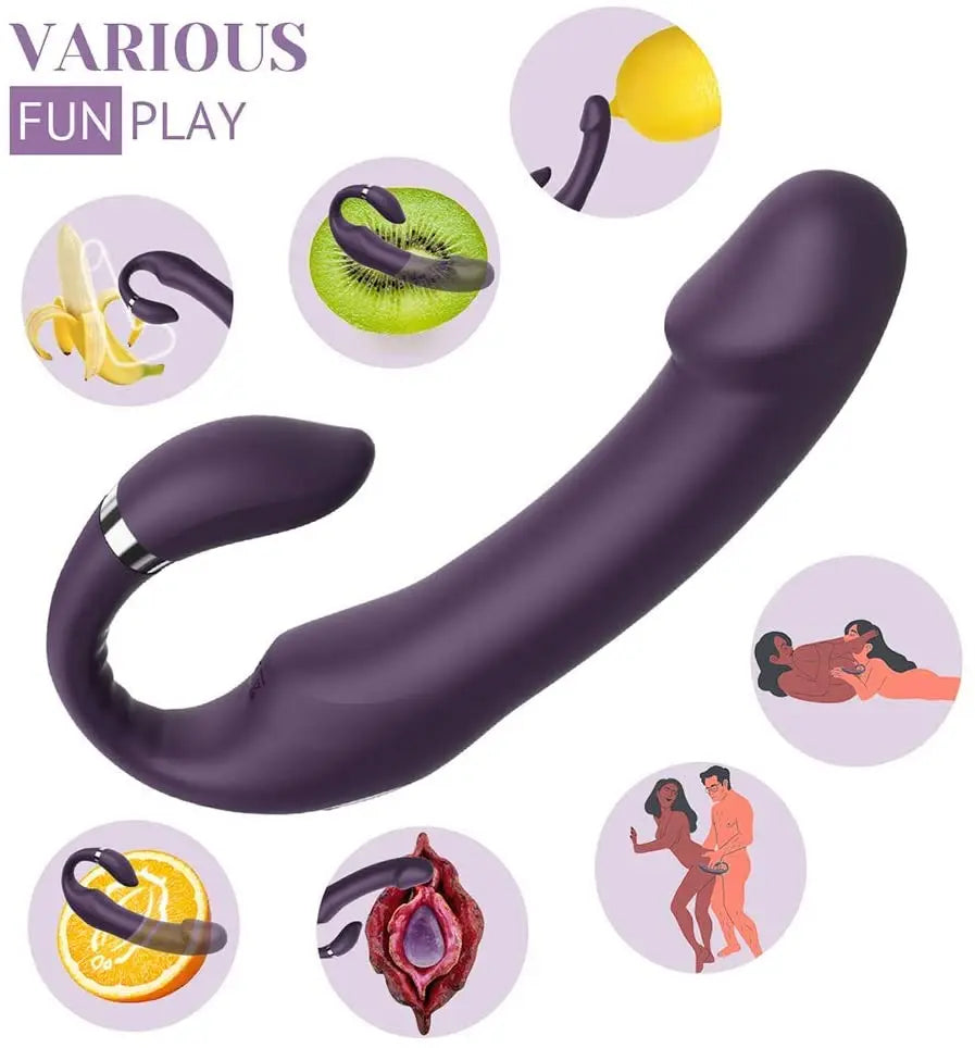 Quusvik-Magnetic Charging Dual Motor C-Type Button Vibrator Simulation Vibrator Female Masturbation Device - Quusvik