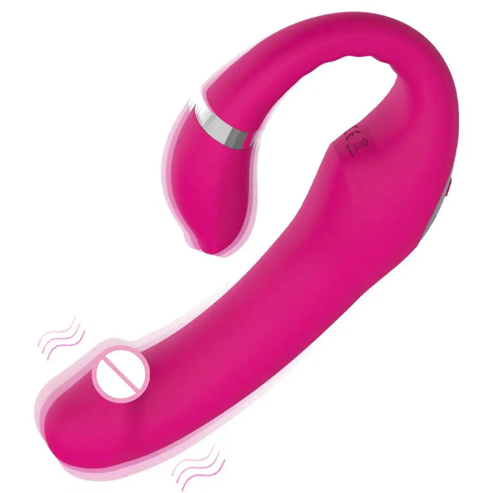 Quusvik-Magnetic Charging Dual Motor C-Type Button Vibrator Simulation Vibrator Female Masturbation Device - Quusvik