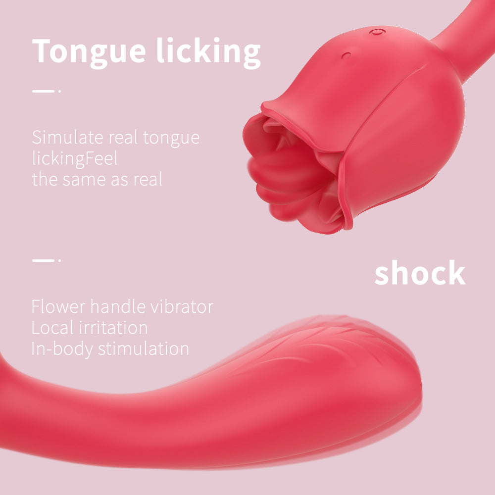 Quusvik - Rose Vibrator With Handle