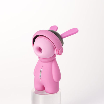Quusvik - Fashion Rabbit Clitoral Sucking Vibrator – 7 Modes, IPX6 Waterproof, Travel Lock, Magnetic Rechargeable