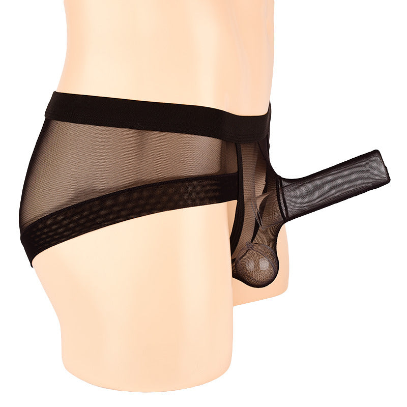 Micro Mini Hose Short Mesh Briefs