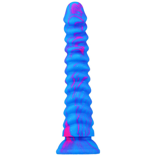 8.5 Inch Dragon Scale Silicone Dildo