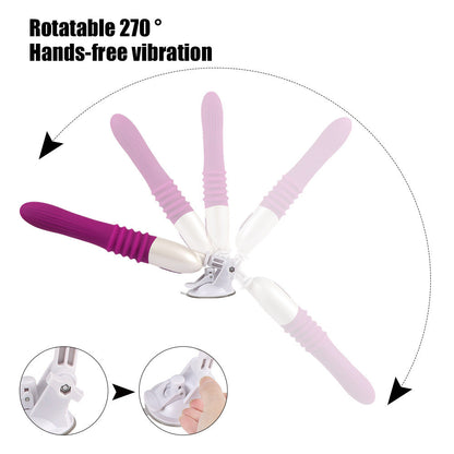 Quusvik -Telescopic Thrusting 10 Frequency Sex Machine for Female
