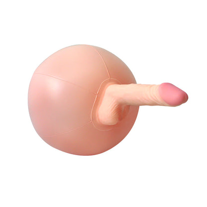 Quusvik - Bouncy Inflatable Sex Ball with Remote-Control Vibrating Realistic Dildo