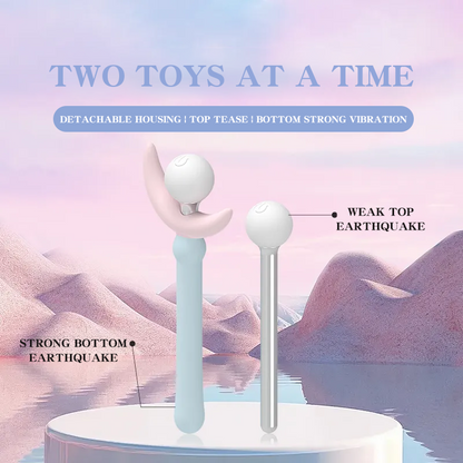 Princess Scepter Vibrator – 10 Frequency Detachable Wand with Silent Operation & Powerful Vibrations