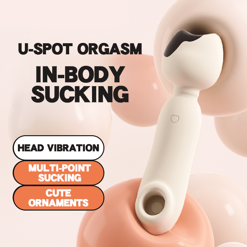 Mesanel Bosuck Cat Vibrator with Suction & Wand – Dual-Ended, Discreet, Quiet, Mood Light