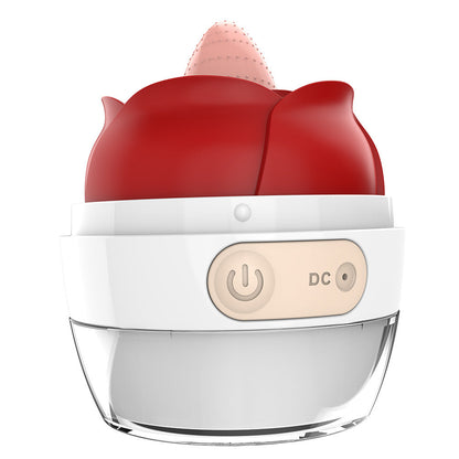 Quusvik - Rose Tongue Egg Tongue-licking Clitorial Stimulator