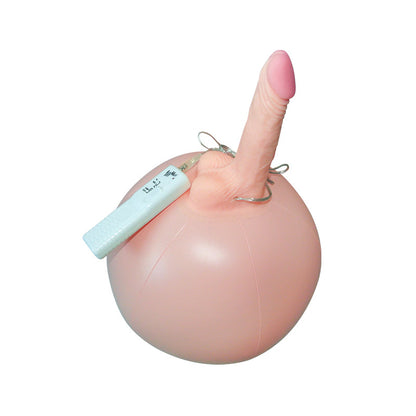 Quusvik - Bouncy Inflatable Sex Ball with Remote-Control Vibrating Realistic Dildo