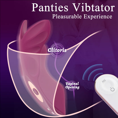 Wearable Butterfly Vibrating Egg – 3-Gear, 6-Frequency, Ultra-Thin, Silent & Waterproof Remote-Controlled Stimulator