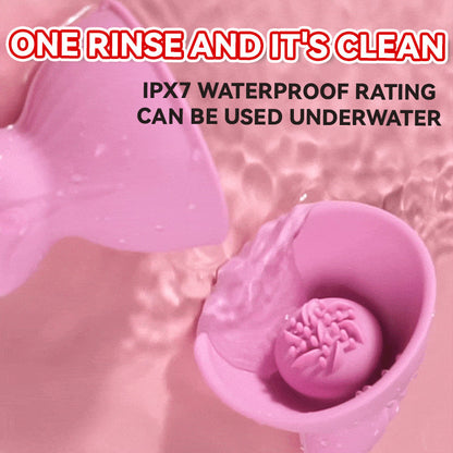 Quusvik Love Cover Breast Massager – 7 Vibration & 7 Swing Modes, Remote Control