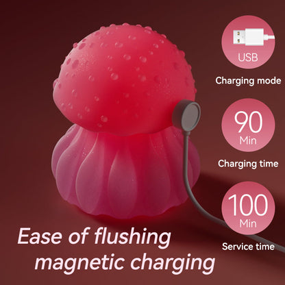 Luminous Jellyfish Vibrator – Rotating Tongue with Dual Stimulation