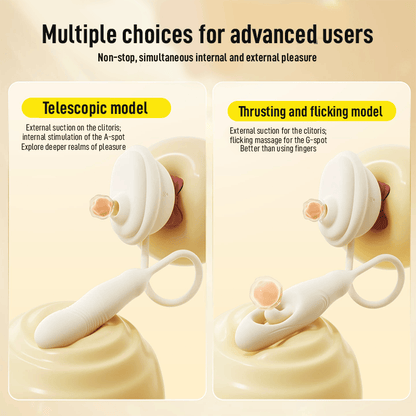 Bowknot Bonnet Dual-Stimulation Clitoral Suction & G-Spot Massager