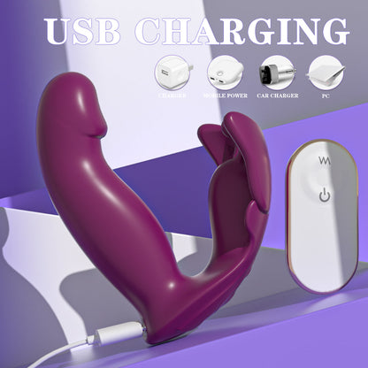 Wearable Vibrating Egg – 9-Mode Dual-Point C-Spot & G-Spot Stimulator with Remote Control