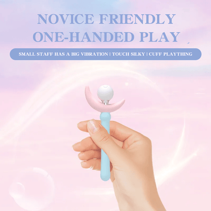 Quusvik Princess Wand Vibrator – 10-Mode Detachable Clit Stimulator, IPX7 Waterproof, Quiet & Rechargeable