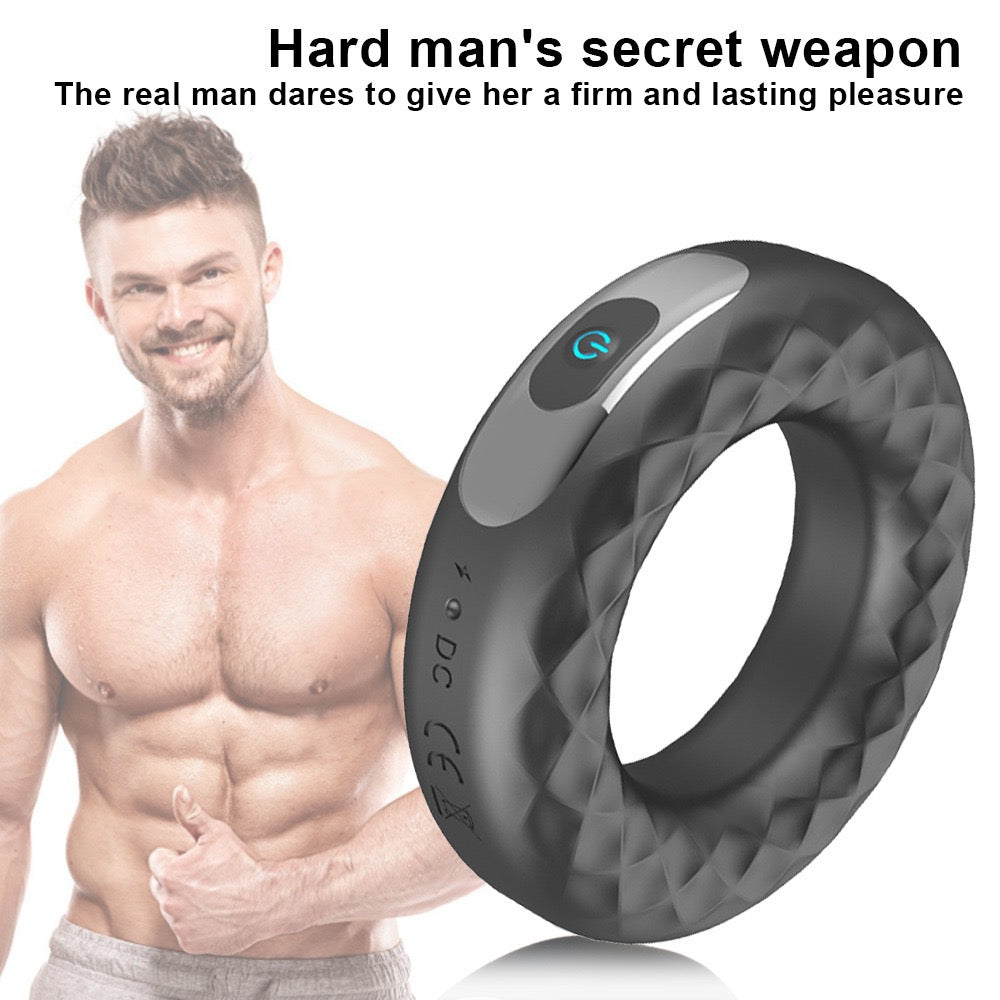 Quusvik - Remote Control Vibrating Penis Ring Sperm Lock Delay Magic Ring