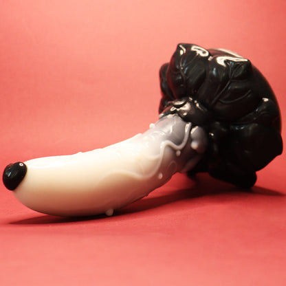 Rose Silicone Dildo – Cute Alien Anal Plug with Textured Design & Suction Cup