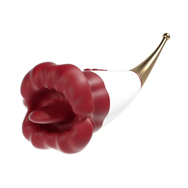 Quusvik - Rose Lip Nibble Suction Clitoral Stimulator Vibrator