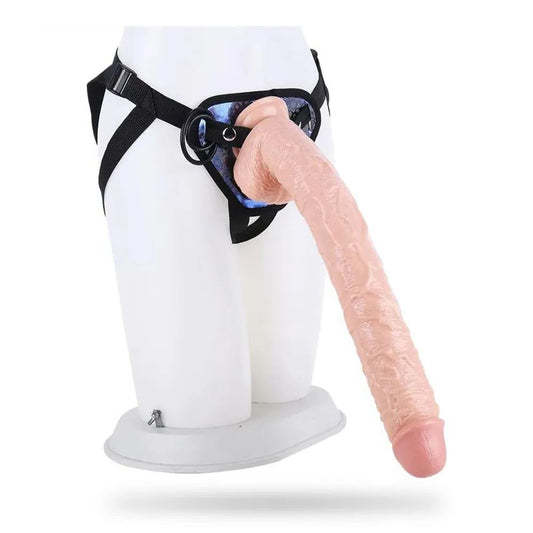 16.93 Inch Strap On Huge PVC Dildo