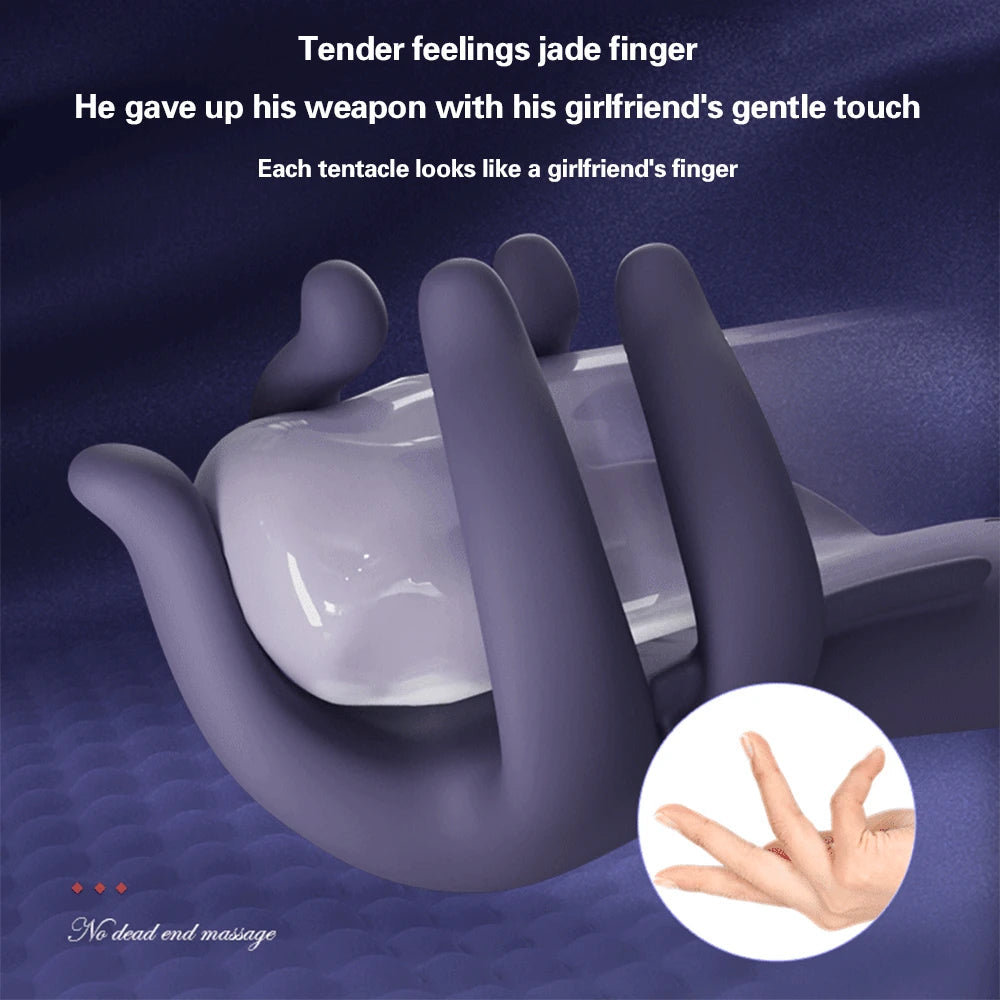 Quusvik Tender Jade finger Penis Trainer Men's Ejaculation Delay Glans Exerciser