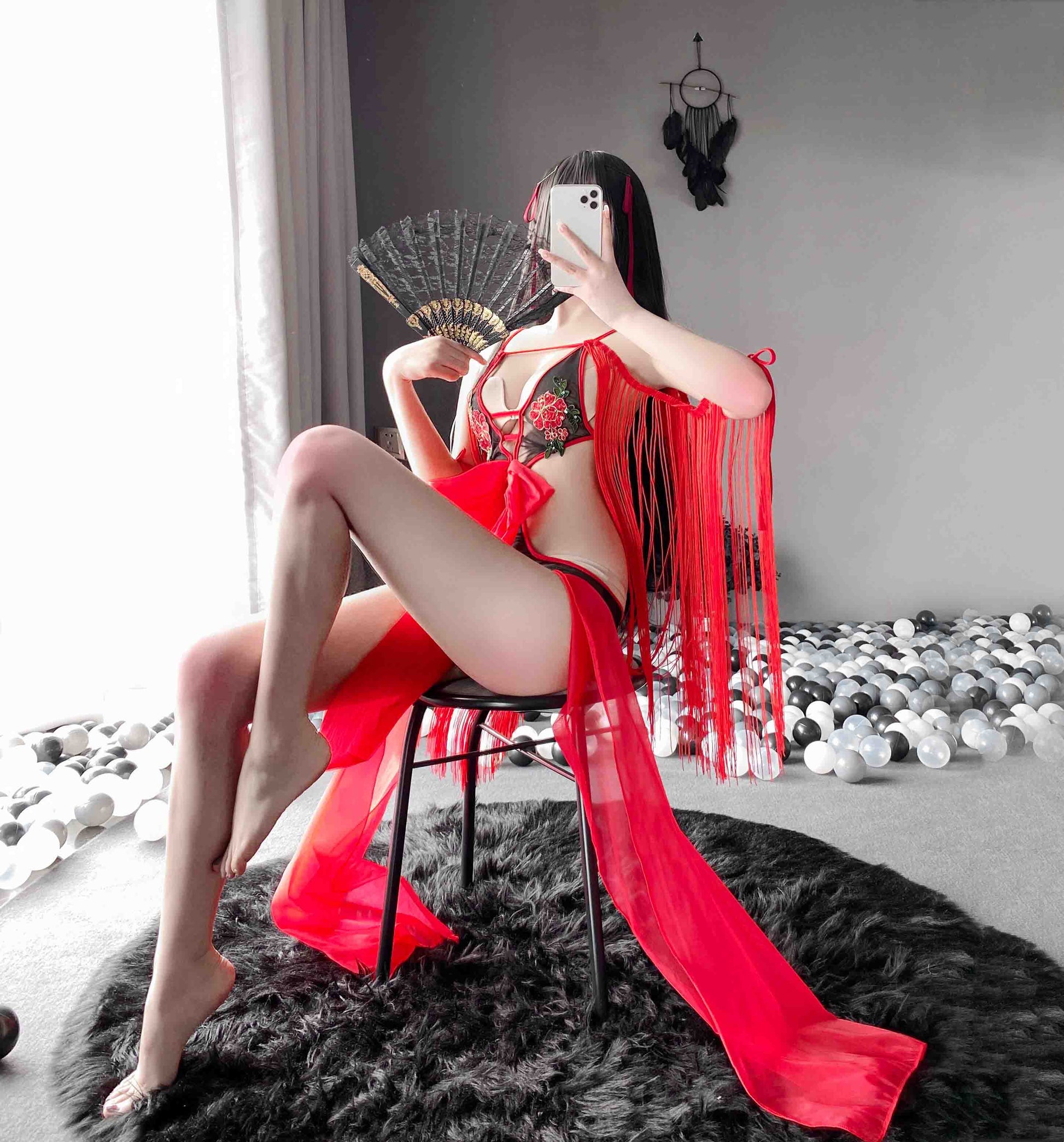 T-2460 Ancient Chinese style sexy dancer set - Quusvik