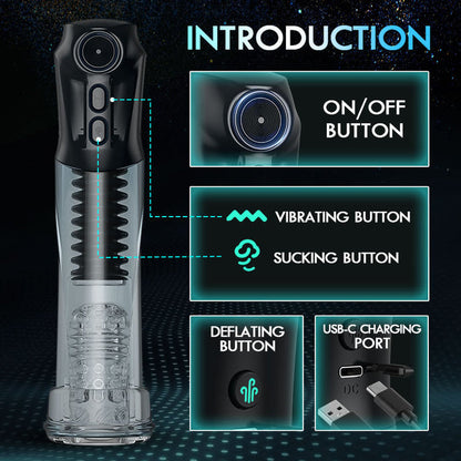 Quusvik- Vacuum Suction & Vibrating Male Penis Pump