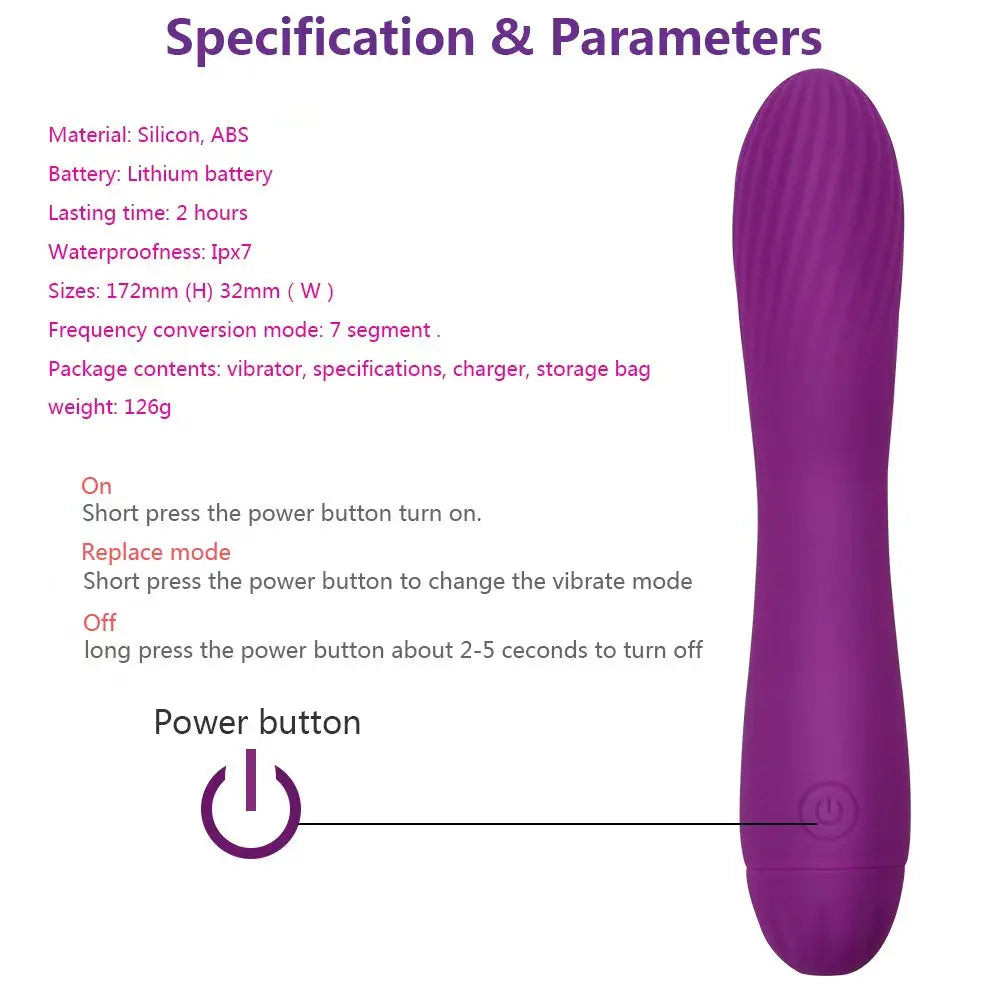 Quusvik - Vibrator Silicone Dildo Waterproof Vibrators for Women - Quusvik