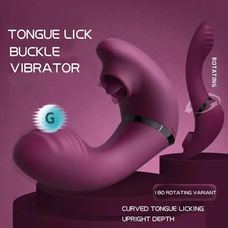 Quusvik spinning sucking vibrator for intimate pleasure6