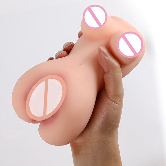 Quusvik- Female Inverted Model Male Masturbation Device Silicone Famous Adult Sex Toys - Quusvik