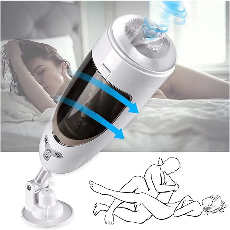 Quusvik 5-Frequency Suction 10-Frequency Rotation Masturbator for men2