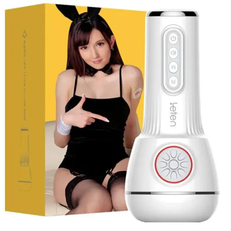 Quusvik - 10-frequency Vibration and Suction with Sound Male Masturbator toy - Quusvik