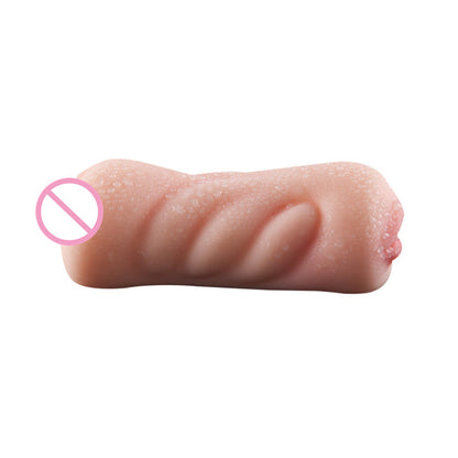 Quusvik- Double Head Oral Device Inverted Mold Simulation Tongue Mouth Masturbator Double Point For Men - Quusvik