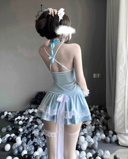 T-2451  Uniform seduction cosplay home sexy maid outfit - Quusvik