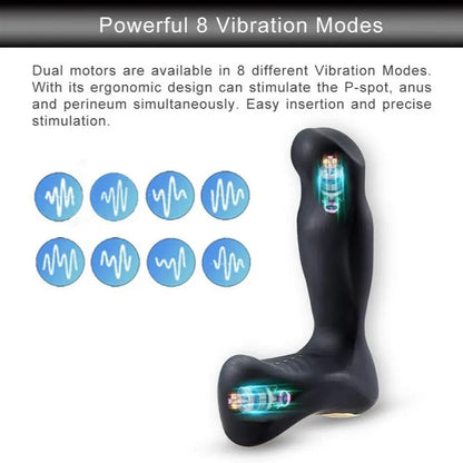 Quusvik Thrusting Anal Vibrator Prostate Massager with Cock Ring for intimate pleasure5