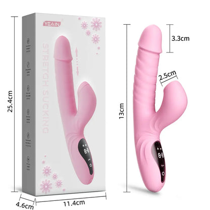 Quusvik Suck Telescopic Heating Vibrator0