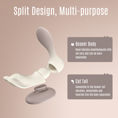 Quusvik- Beaver Wearable Detachable Remote Control Vibrator - Quusvik