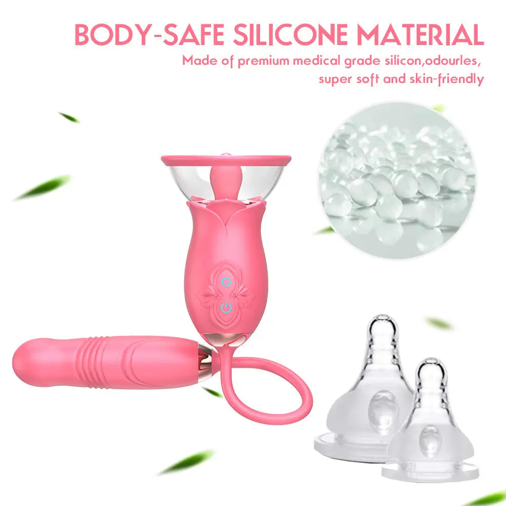 Quusvik Rose Tongue Extender Clitoris Sucker4