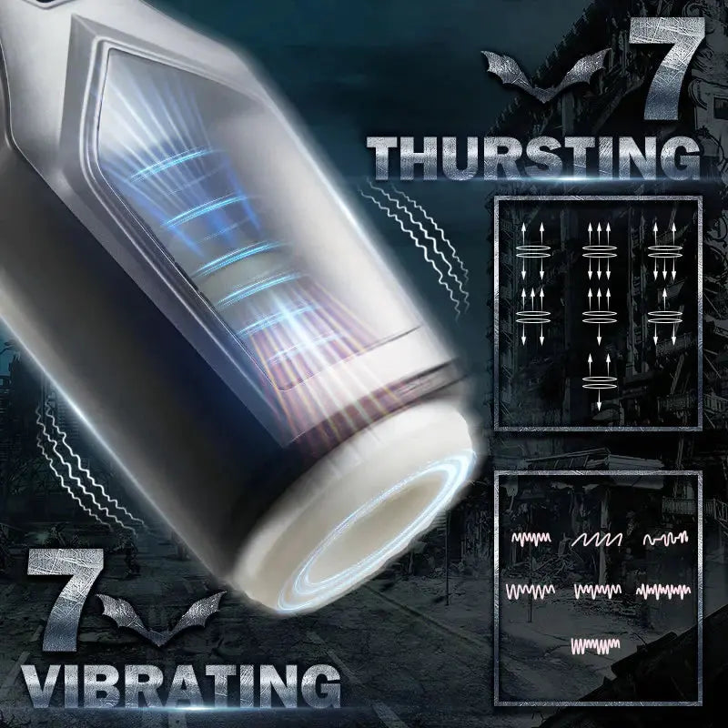 Quusvik male masturbator with thrusting and vibrating features and a large visible window0