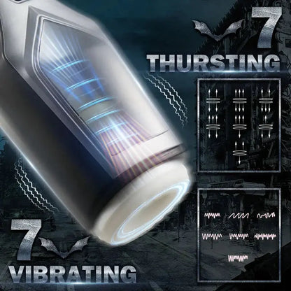 Quusvik male masturbator with thrusting and vibrating features and a large visible window0