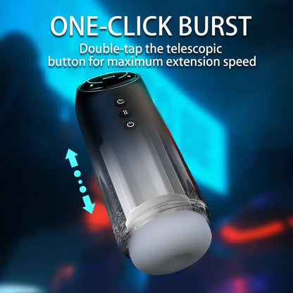 Quusvik 4 Frequency Retractable Sucking Heated Masturbator male toy4