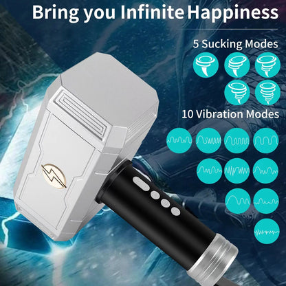 Quusvik-Hammer Male Masturbation Device Automatic Telescopic Vibration - Quusvik