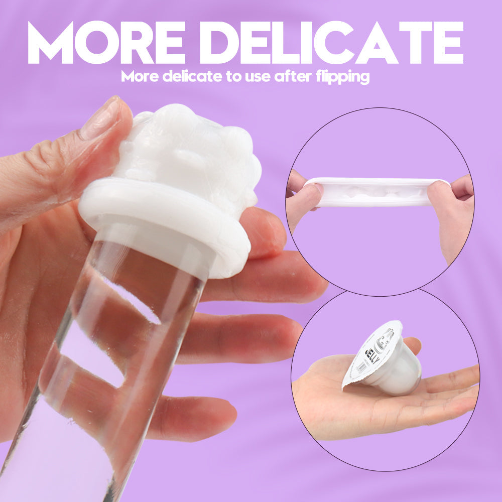 Quusvik- Jelly Soft Male Masturbator Cup For Man Glans Stimulation - Quusvik