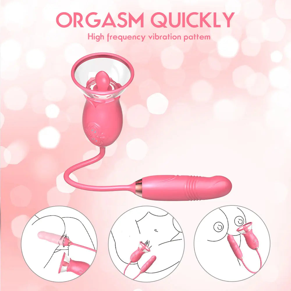 Quusvik Rose Tongue Extender Clitoris Sucker1