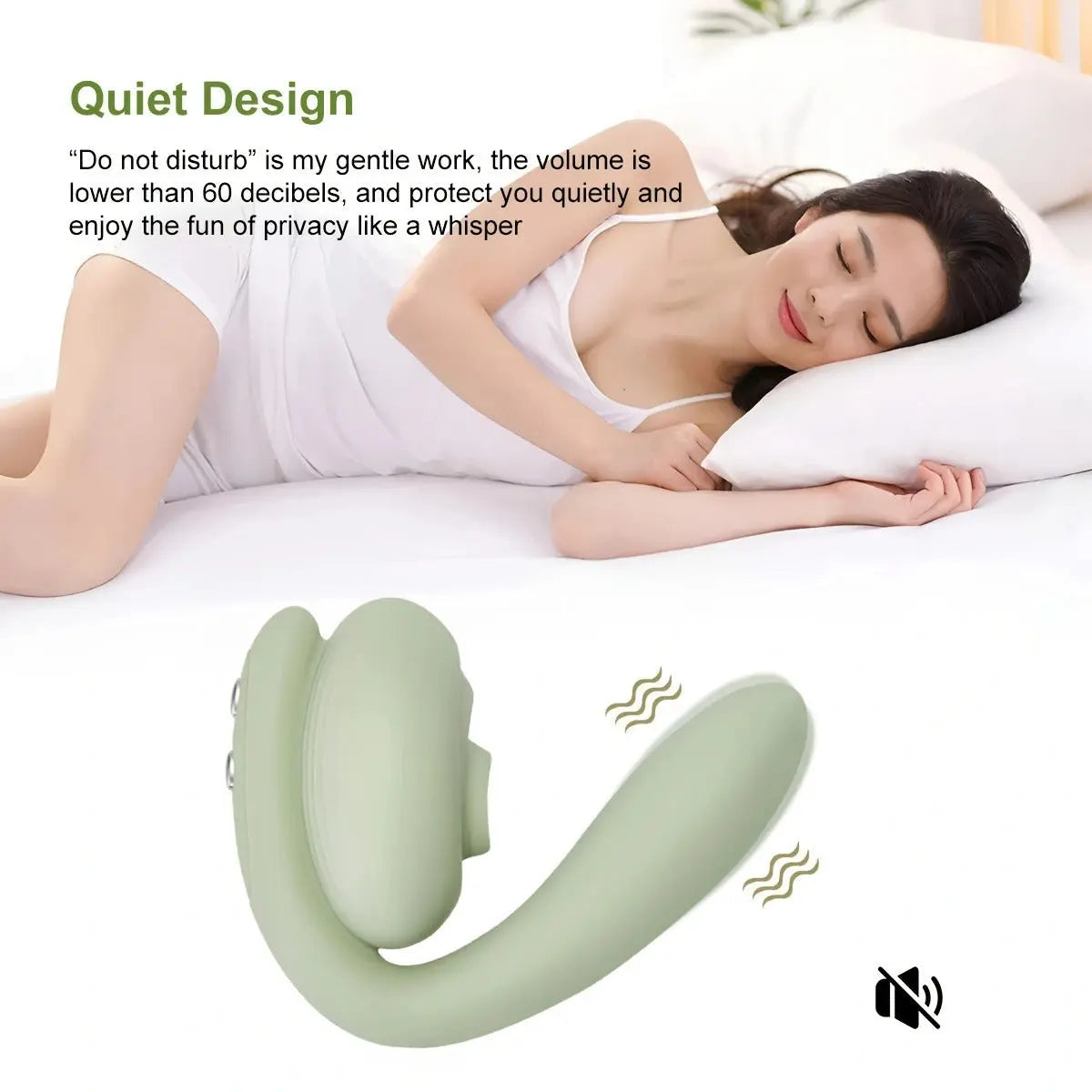 Quusvik 2-in-1 Clit Sucking Vibrator for Double Pleasure Women's Toy5