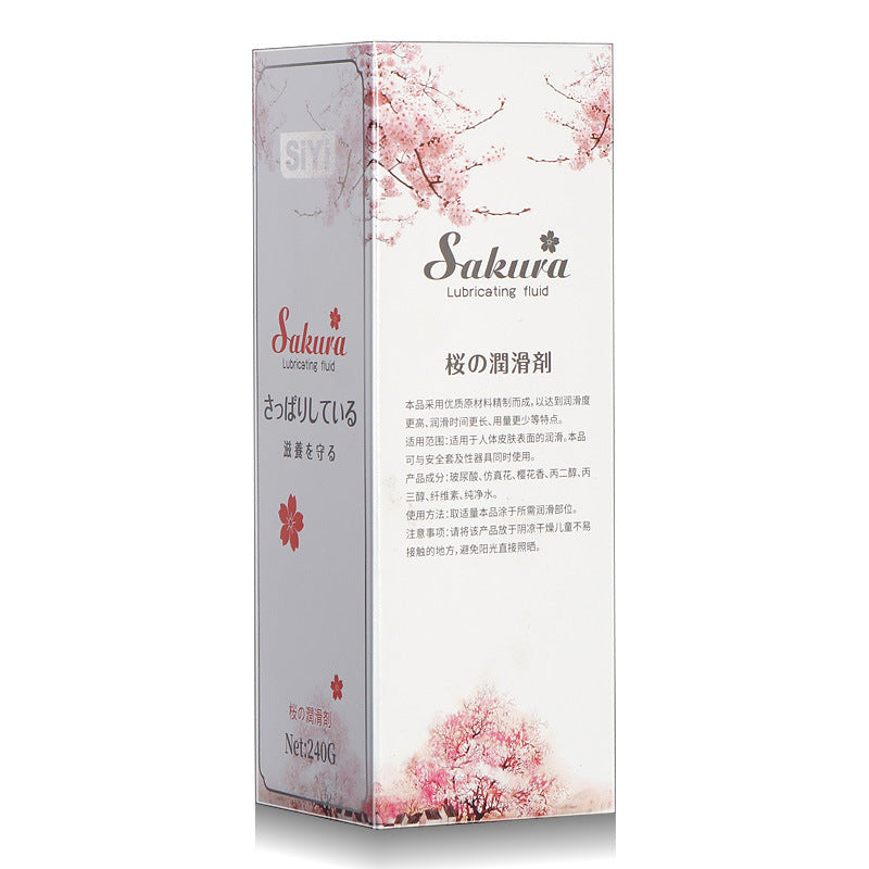 Quusvik Petal Lubricant 240ml Cherry Blossom Scent Large Capacity Body Lubricant for Adults0