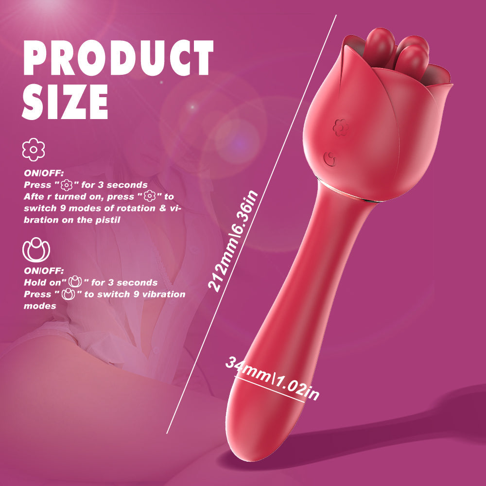 Quusvik- Rose Massage Vibrators For Women - Quusvik