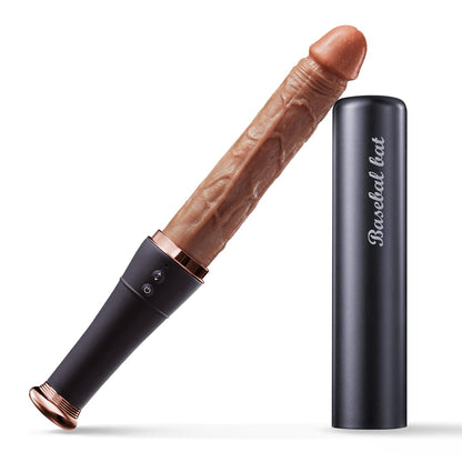Quusvik- Baseball - Automatic Telescopic Dildo With Tongue Licking And Heating Function - Quusvik