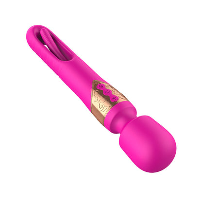 Quusvik- 3 In 1 Hollow Slapping Wand Vibrator - Quusvik