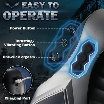 Quusvik male masturbator with thrusting and vibrating features and a large visible window4